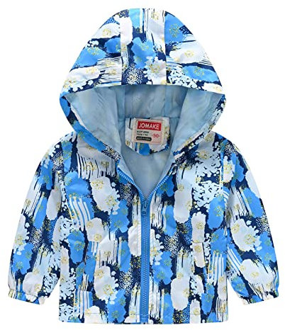 Regenjacke Kinder Dünn Cute Lustig Cartoon Raum Stern Druck Übergangsjacke Kinder Winterjacke Jungen Wanderjacke Softshelljacke Kinder Mädchen Regenmantel Winddichte Windbreaker Jacke Mädchen Jacken