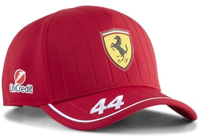 PUMA Scuderia Ferrari F1 Lewis Hamilton barnkeps 2025 - röd - en storlek, Färg: röd, One Size