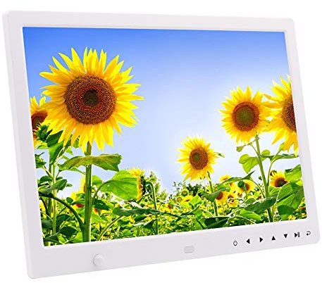 Cadre Photo numérique de 15,4 Pouces avec Album Photo numérique à Induction du Corps Humain, Cadre Photo numérique Mural à la Maison, vidéo de Soutien, Musique, Image, Cadeau de commutateur de synch
