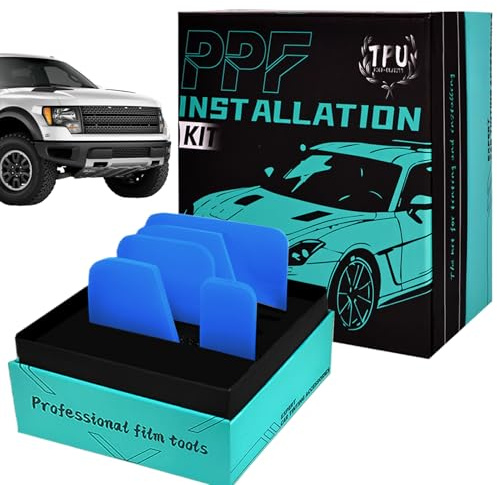 Bvizyelck Espátula para Película de Ventana | Kit de Instalación para Vinilado de Vehículos,5 Piezas para Película de Ventanas Exhibición Retail Moto Baño Hogar Auto Camión Uso Comercial