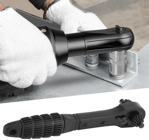 Akozon Chiave per Mandrino da Trapano a Cricchetto 2 in 1 per Utensili Elettrici - Chiave a Doppio Uso da 12,7 Mm e 17,5 Mm