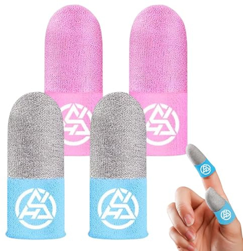 Game Finger Sleeve - Touch Control-speltillbehör, Ultratunt Responsive Tyg | glow in the darks Tumskydd, Smooth Glide Performance | spelplatta med precisionsspelsessioner