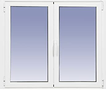 Ventanastock Ventana Aluminio 1200x1000 Practicable Oscilobatiente 2 hojas