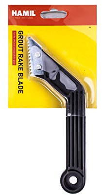 Hamil Tiling Grouting Bathroom Kitchen Home Grout Rake Blade DIY Hand Tool