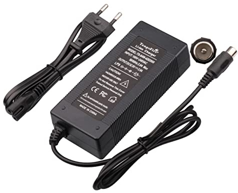 42V 2A Ladegerät für EScooter EBike Ladegerat 36 Volt Lithium Batterie Akku | für Fahrrad 36V Ladegerät 42VFahrrad Batterien Ladegerät RCA 10mm Stecker für Elektrofahrrad