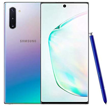 Samsung Galaxy Note 10+ 4G 6.8 inches Samsung 12GB RAM 256GB Unlocked Aura Glow A (Renewed)