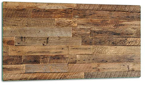 TMK ArtDeko – Schneidebrett Glas – Glasschneidebrett für die Küche 52x30 cm – Robust, Hygienisch & Rutschfest – Glas Schneidebrett – Zusätzliche Arbeitsfläche – Vielseitige Nutzung