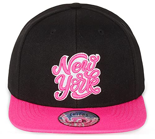 JOHNNY CHICOS Sorry I'm Fresh söt barnkeps barnkeps snapback 49–56 cm huvudomkrets, NY SKRIPT SVART PINK, one size