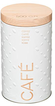 VITA PERFETTA 1 x Kaffeedose, Weiß (11 x 19 cm)