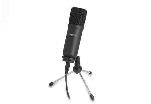 Delock Professionelles USB Kondensator Mikrofon 24 Bit / 192 kHz