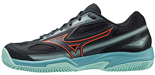 Mizuno Unisex Break Shot 4 CC tennissko, Collegiate Blue/Soleil/Tanager turkos, 43 EU, Collegiate Blue Soleil tanager turkos, 44 EU