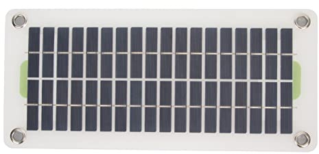 12 V 30 W Tragbares Solarpanel Ladegerät Set, Solarpanel Solarladegerät mit Wasserdichtem USB für Auto, Van, Boot, Wohnwagen, Camping, Wandern, Elektronik