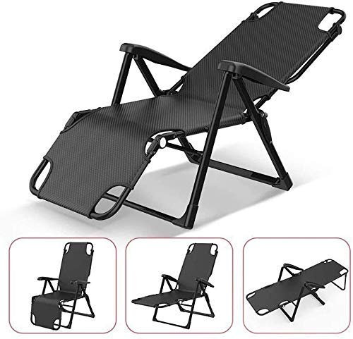 GaRcan Klappbarer Liegestuhl, Zero-Gravity-Stuhl, Zero-Gravity-Stühle, Outdoor-Liegestuhl, Strand-Camping, unterstützt 200 kg, Zero-Gravity-Klappliegestuhl, Vision