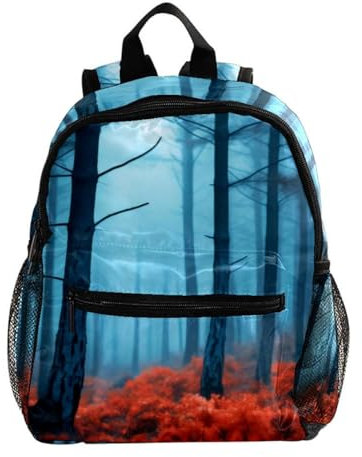FVQL Kleinkind-Rucksack, Vorschule, Kindergarten, Kinderrucksack, Laubbaum, Herbst, Farbe: 2569, 25.4x10x30cm/10x4x12in