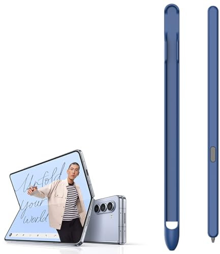BaiFu Sostituzione S Pen per Penne Stilo Galaxy Z Fold 6, Penna di Input per Fold6/Fold4/Fold3, Galaxy Z Fold5 S-Pen Fold Edition + Slot per S Pen-Blue