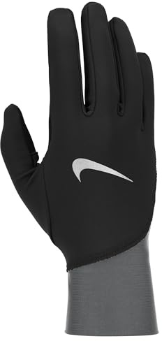 Nike Pacer Midweight RG Guanti da corsa da uomo Black/Smoke Grey/Silver M