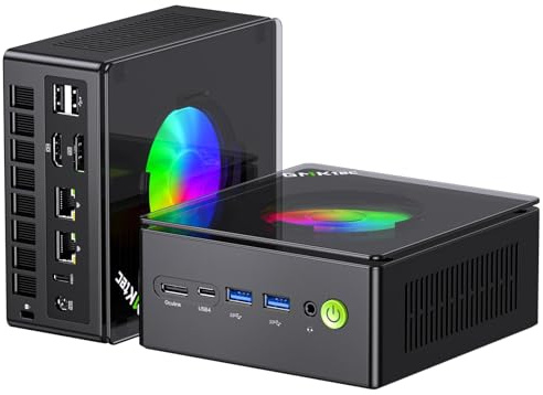 GMKtec K11 AMD Ryzen 9 Gaming Mini PC 8945HS(8C/16T, bis zu 5.2GHz),32GB DDR5 4800MHz RAM 1TB PCIE Desktop PC Computer,Oculink/Dual NIC 2.5GbE LAN/HDMI/USB 4.0/WiFi 6/BT 5.2/DisplayPort/USB4*2