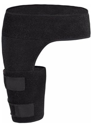 Kiuiom Soporte Ajustable Para Muslo Piernas,Soporte De Cadera Dolor De Ciática,Groin Wrap,Manga Compresión Para Muslos Aliviar,Estabilizador Apoyo Para Las Articulaciones,Para Muslo Y Nervio Ciático