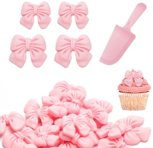 20 Décorations pour Gâteaux avec Couteau à Gâteau Dentelé, Décorations Papillon pour Gâteaux, Décorations pour Gâteaux Filles pour Décorer des Gâteaux pour Des Fêtes à Thème, Fiançailles