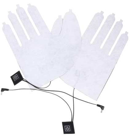 Cabilock Akku Beheizbare Handschuh Einlagen mit Temperaturstufen Leichte und Wasserfeste Wärme Pads Kabellose Tragbare Heizfolie für Damen und Herren Robust und Flexibel für