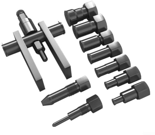 NexRen Juego de extractores de rodamientos interiores para motocicletas y coches, herramienta de extracción de agujeros ciegos con agarre de doble garra, de 8 a 25 mm