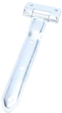 KIMISS Charnière de Sangle de Porte de Remorque 12 Pouces, Charnière Courbée Décalée en Métal Robuste pour Remorques Utilitaires Fermées