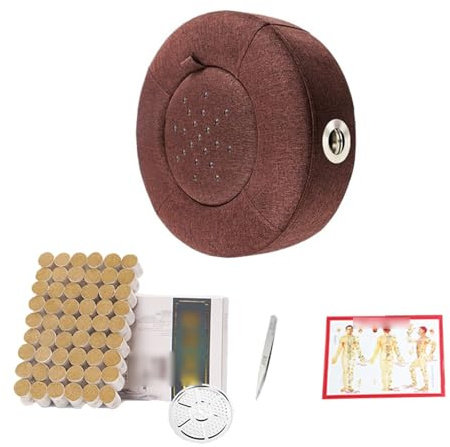 moxibustion Box, with Adjustable Temperature Control Home Office Fumigator Sitting on A Chair with Moxa Stick Therapy(Medium)