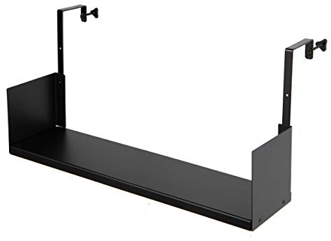 Wallniture Libro Hylla med kuber, 61 cm (24 tum), kubförvaring, organiserare, bokhylla med kubikkrokar, hemmakontor, skrivbordsorganisatör (svart)