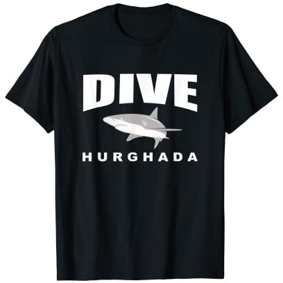 Tauchen Sie Hurghada, Tauchen in Hurghada mit Haien T-Shirt