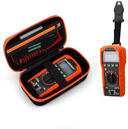 kingsung Hard Caser Bundle with Magnetic Hanger Strap Replacement for Klein Tools MM400/MM300/MM200/ET140/MM720 Digital Multimeter