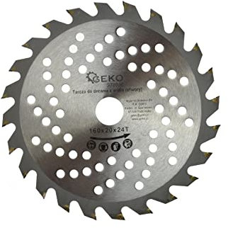 Lama per sega circolare da 160 mm, per legno, 160 x 20 mm, 24 denti