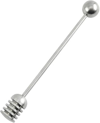 LIFKOME Metal Honey Stirrer Bee Stick Server Honey Stirrer Server Tea Jam Sticks Housewarming Present