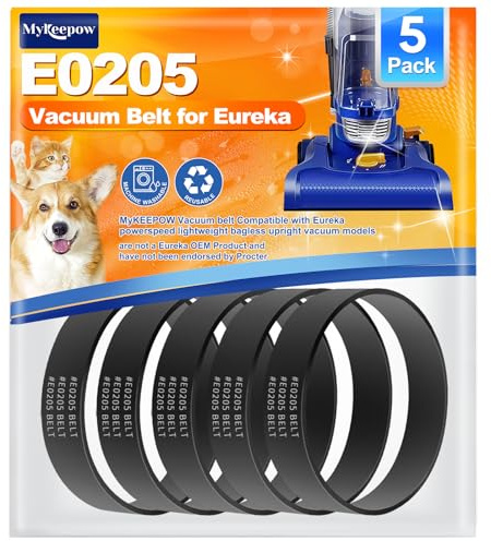E0205 Vacuum Belt Compatible with Eureka PowerSpeed Lightweight Vacuum