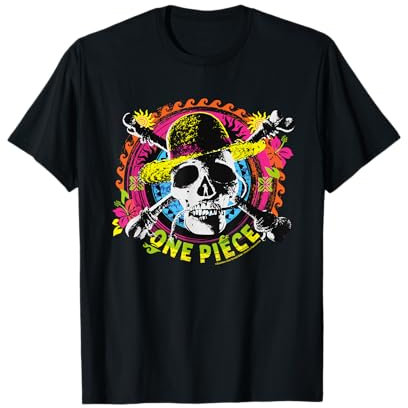 Chapeau de paille Pirates Logo Anime Monkey D Luffy T-Shirt