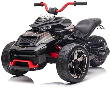 FINOOS Elektrisches Motorrad für Kinder, Elektroauto für Kinder mit Lichteffekten und Tönen, 1 bis 5 Jahre