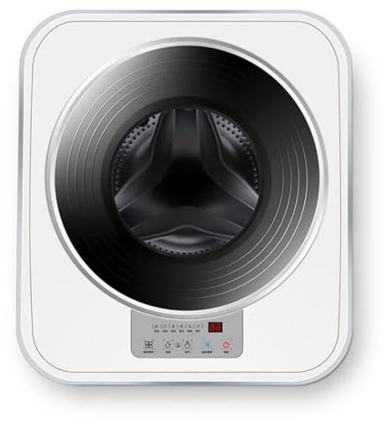 Mini Les Machines à Laver à Tambour Mural, Machine À Laver Et Sèche-Linge De 3 Kg, Machine À Laver Compacte À Chargement Frontal Entièrement Automatique for Dortoir dans Les Appartements De Voyage