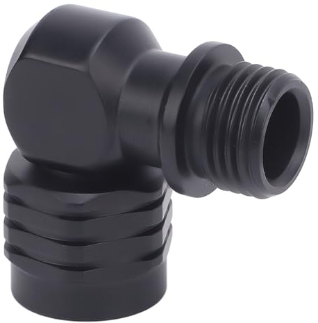 Fafeims Edelstahl-Tauchadapter 2. Stufe Atemregleranschluss mit 90-Grad-Design für Tauchzubehör