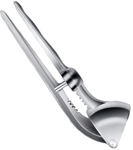 Didiseaon Spremiaglio in Lega Di Alluminio Utensile Per Spremere Aglio Macchina Per Schiacciare Aglio Strumento Da Cucina