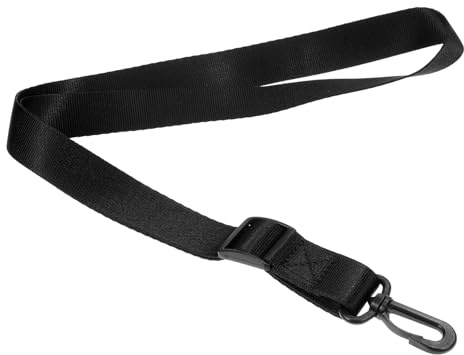 Kisangel Nackengurt Rutschfestem Kunststoff Schwarzem Saxophon Verstellbarer aus Webbing mit Design für Musizieren, und Altsaxophon und Klarinette Beim