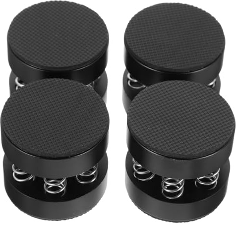 4 Pezzi Antivibrazione per Altoparlanti Pad Shockproof Facili Installare per Casse Monitor e Home Theater