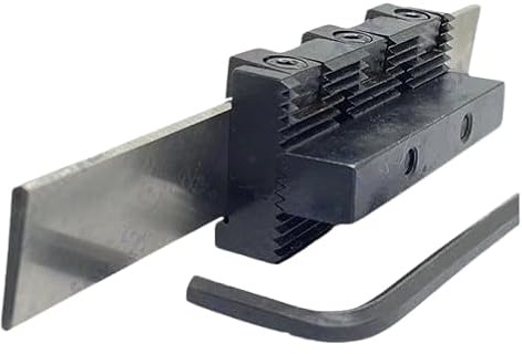 Lathe Adjustable Type Parting Cut Off Tool Holder 10mm Shank With 3/4 HSS Blade-Amz314