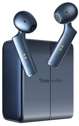 Timekettle W4 Translation Earbuds,for Global Business & Relationships,Bone-Voiceprint Sensor for Clear Voice in Noise, AI Auto-Correction,Protected Privacy with GDPR,Instant Setup via iOS/Android APP