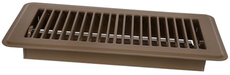 Operitacx Rejillas De Ventilación Para Suelos Domésticos De Hierro Fundido Certificadas, Ventilación Eficaz, Diseño Robusto y Resistente, Para Baños y Caravanas, Paquete De 1 Unidad
