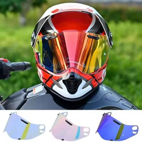 GHHVM Visiere Casque Moto pour Arai Tour-CROSS3 TX3 XD4, Visière Teintée Casque de Moto Accessoires de Remplacement, Anti-Rayures Protection Shield,Normal-K Light Black