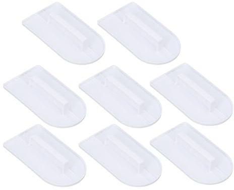 Haofy Ensemble de Palettes de Polissage pour Glaçage Fondant, Grattoir de Décoration de Gâteau Facile à Utiliser, pour Boulangers Professionnels, Lavable au Lave-vaisselle