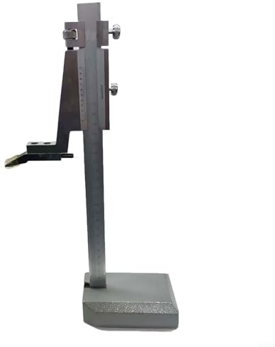 Vernier Height Gauge, Accuracy Scriber Steel Measure Ruler Tool With Clear Scale For High Measurement Marking(0-200mm)