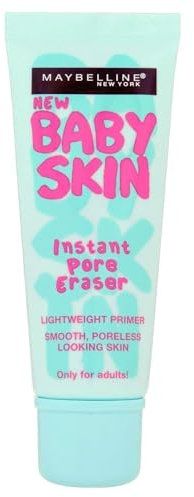 3 x Maybelline Baby Skin Instant Pore Eraser Lightweight Primer 22ml