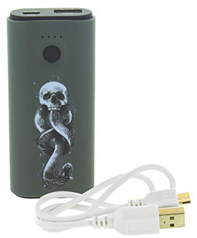 Harry Potter Death Eater Power Bank | Ultra-Durable 5200mAh Portable Charger | USB Input/Output for Most Smart Devices