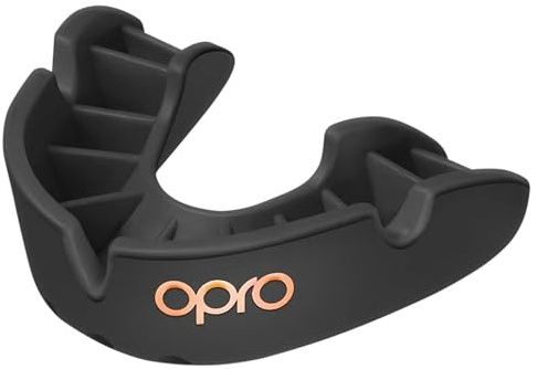 OPRO Mundschutz – Bronze-Level Zahnschutz für Boxen, Kampfsport, MMA, Erwachsene & Kinder – Selbstanpassende Schiene für Hockey, Kickboxen, Rugby – Essenzielle Passform – Mit zahnärztlicher Garantie