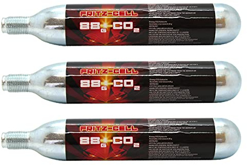 Fritz-Cell 88g CO2 Kartuschen – für Softair Paintball Gotcha – 3 Stück